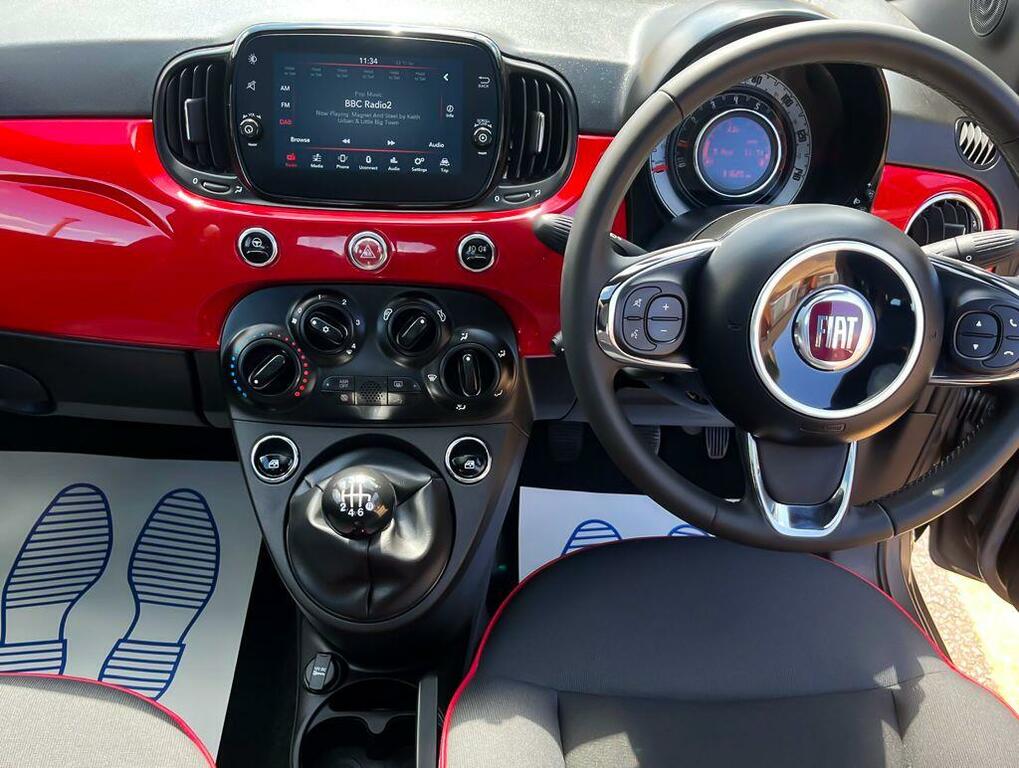 Fiat 500 Red Grey #2