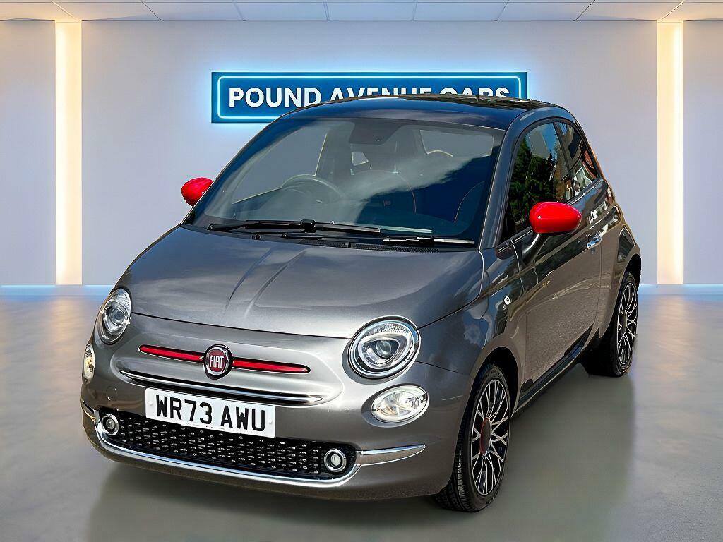 Fiat 500 Red Grey #4