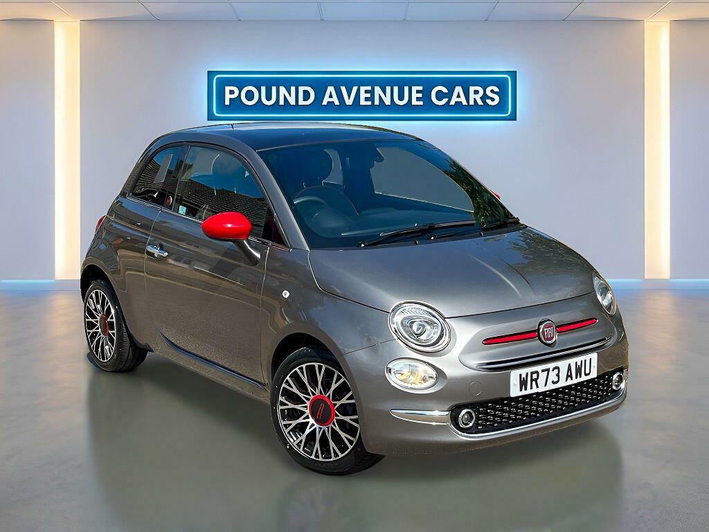 Fiat 500 Red Grey