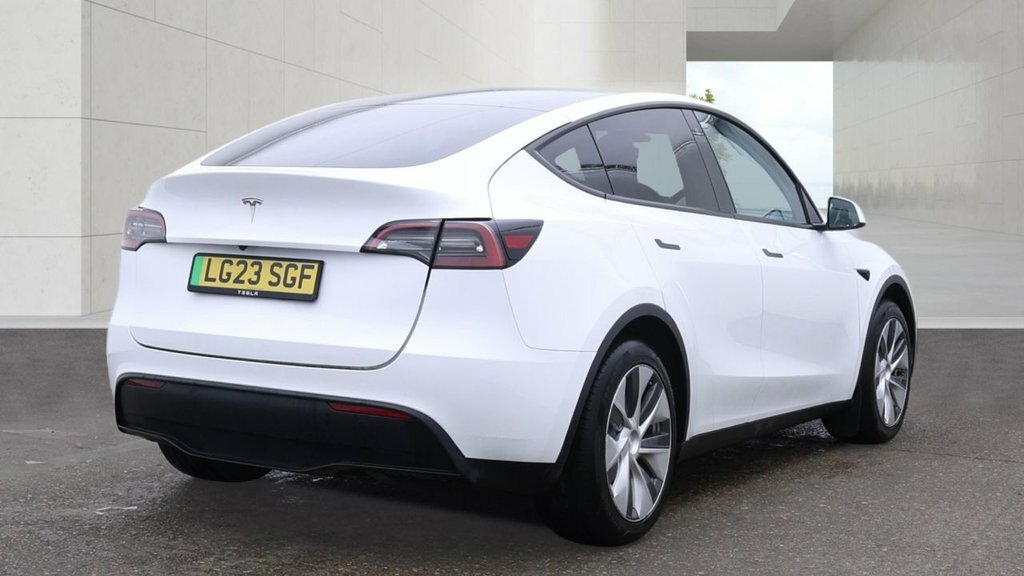 Tesla Model Y Suv White #2