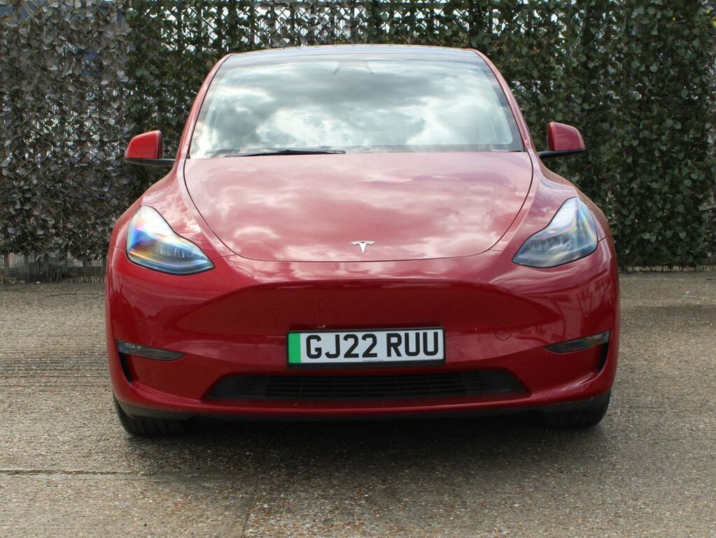 Tesla Model Y Suv GJ22RUU Red #3