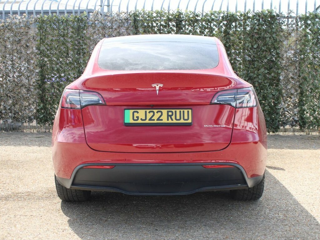 Tesla Model Y Suv GJ22RUU Red #4
