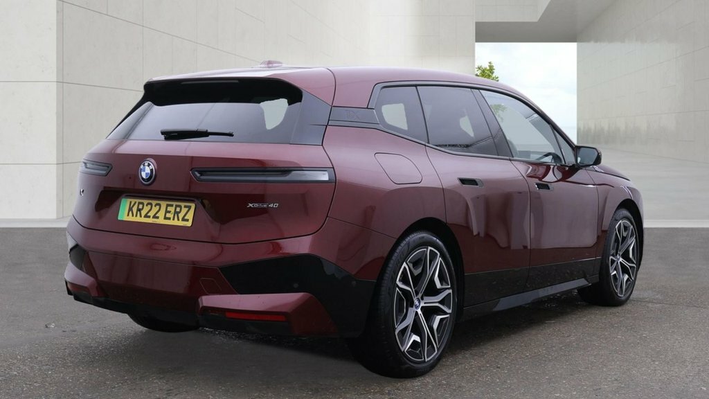 BMW iX Suv Red #4