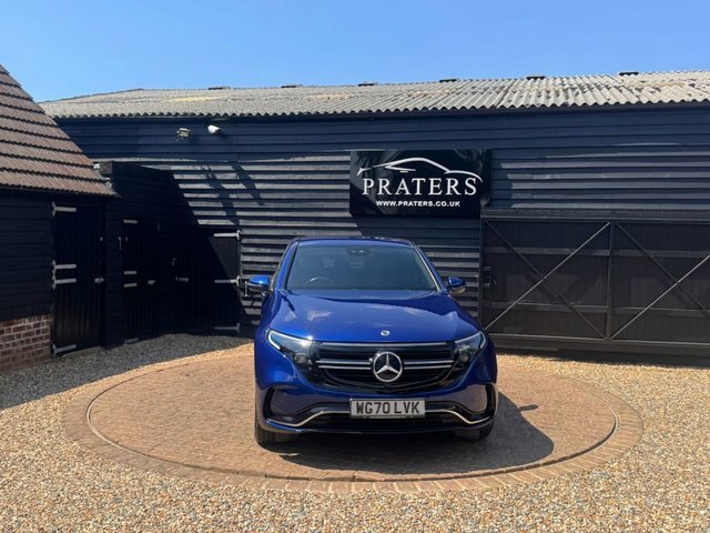 Mercedes-Benz EQC 400 80Kwh Amg Line Blue #4