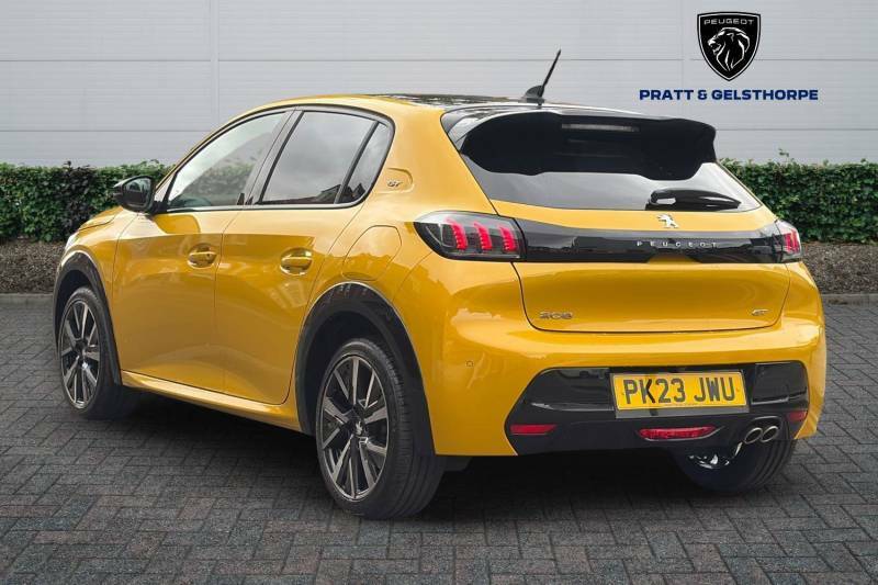 Peugeot 208 1.2 Puretech 130 Gt Eat8 - 2023 23 PK23JWU Yellow #3