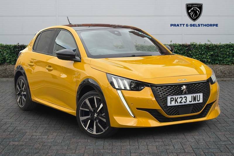 Peugeot 208 1.2 Puretech 130 Gt Eat8 - 2023 23 PK23JWU Yellow