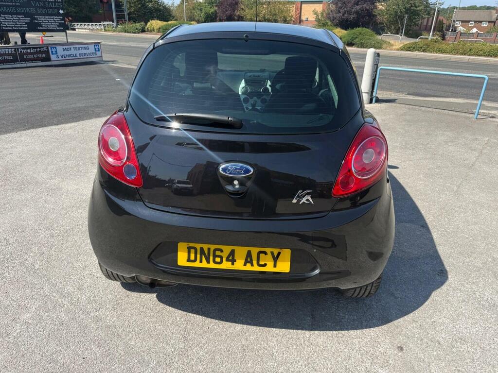 Ford KA Hatchback 1.2 Zetec Euro 5 Ss 201564 DN64ACY Black #5