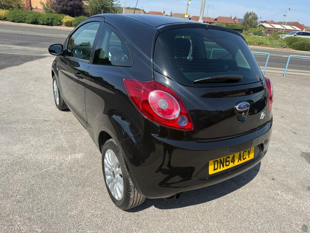 Ford KA Hatchback 1.2 Zetec Euro 5 Ss 201564 DN64ACY Black #6