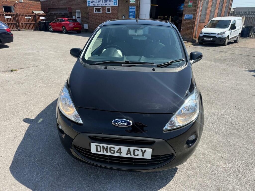 Ford KA Hatchback 1.2 Zetec Euro 5 Ss 201564 DN64ACY Black #2