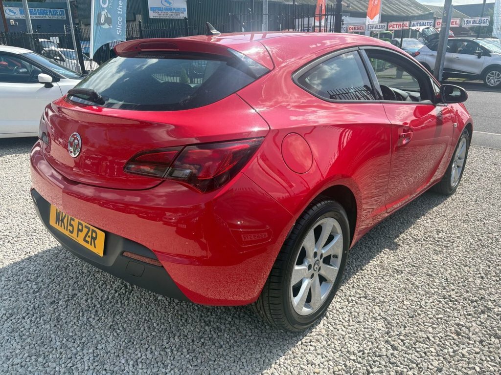 Vauxhall Astra GTC 1.4L Sport Red #6