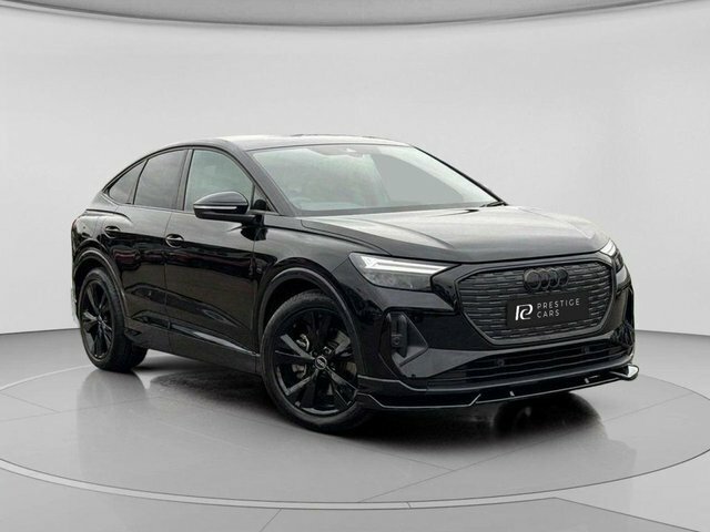 Audi Q4 E Tron S Line Sportback Black
