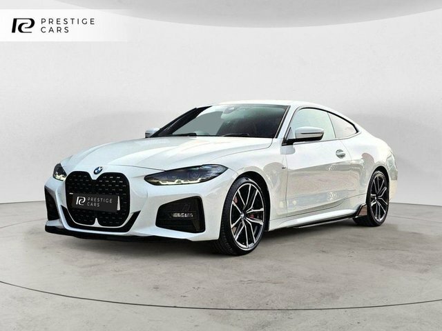 BMW 4 Series 420D Mht M Sport White #2