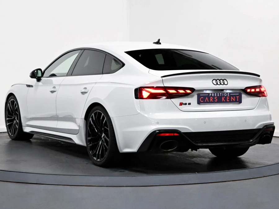 Audi RS5 2.9 Tfsi V6 Carbon Black Sportback Tipt White #3
