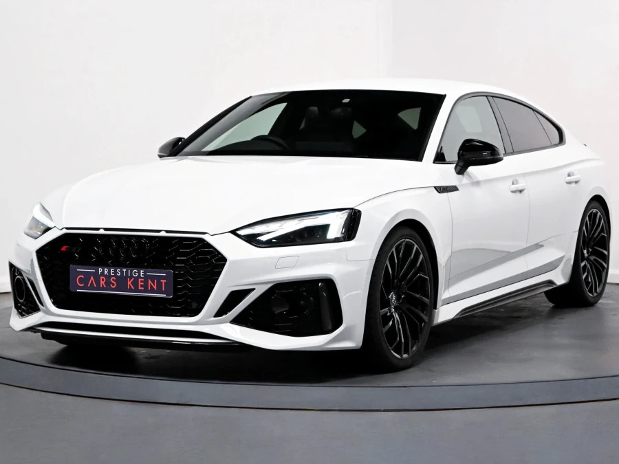 Audi RS5 2.9 Tfsi V6 Carbon Black Sportback Tipt White #5