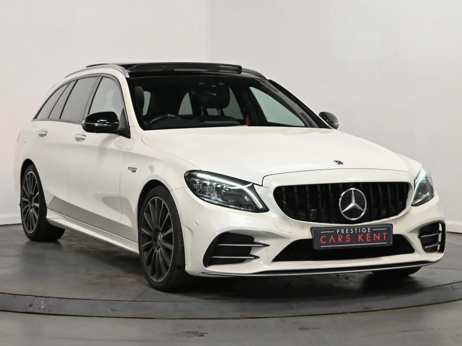 Mercedes-Benz C Class 3.0 C43 V6 Amg Premium Plus Estate G- White