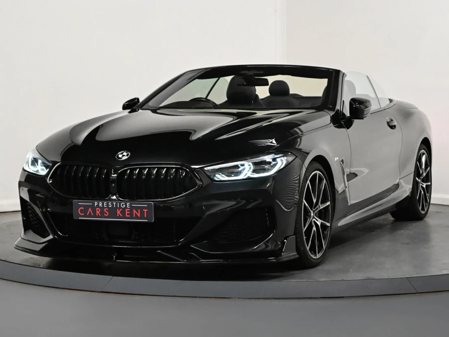 BMW 8 Series 840I Convertible Black #6