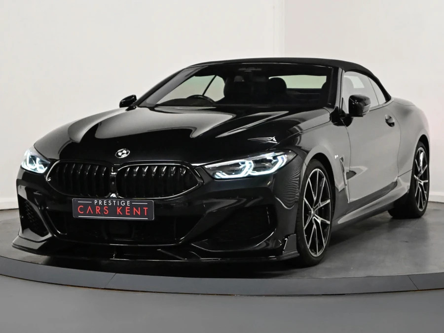 BMW 8 Series 840I Convertible Black #5