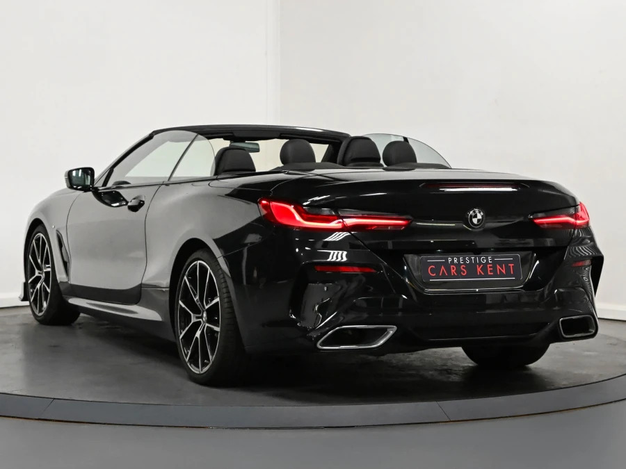 BMW 8 Series 840I Convertible Black #3