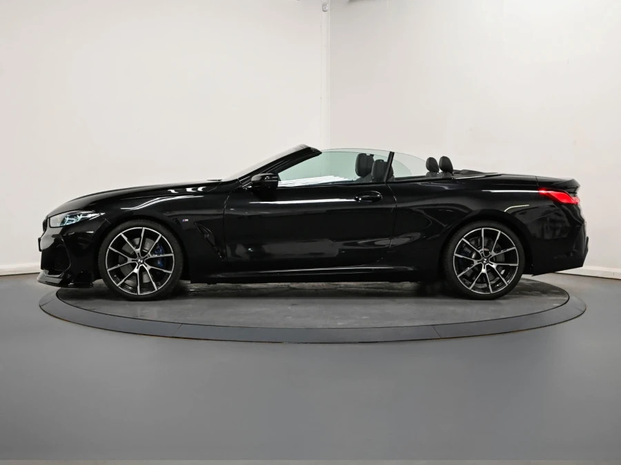 BMW 8 Series 840I Convertible Black #4