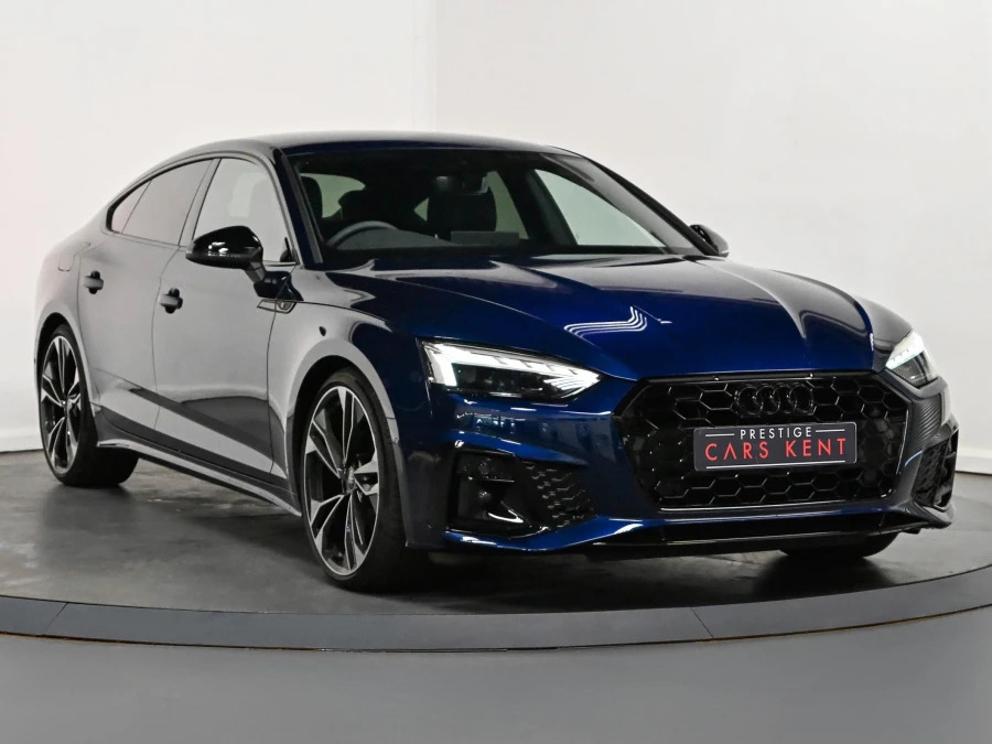 Audi A5 2.0 Tdi 35 Black Edition Sportback S Tr Blue