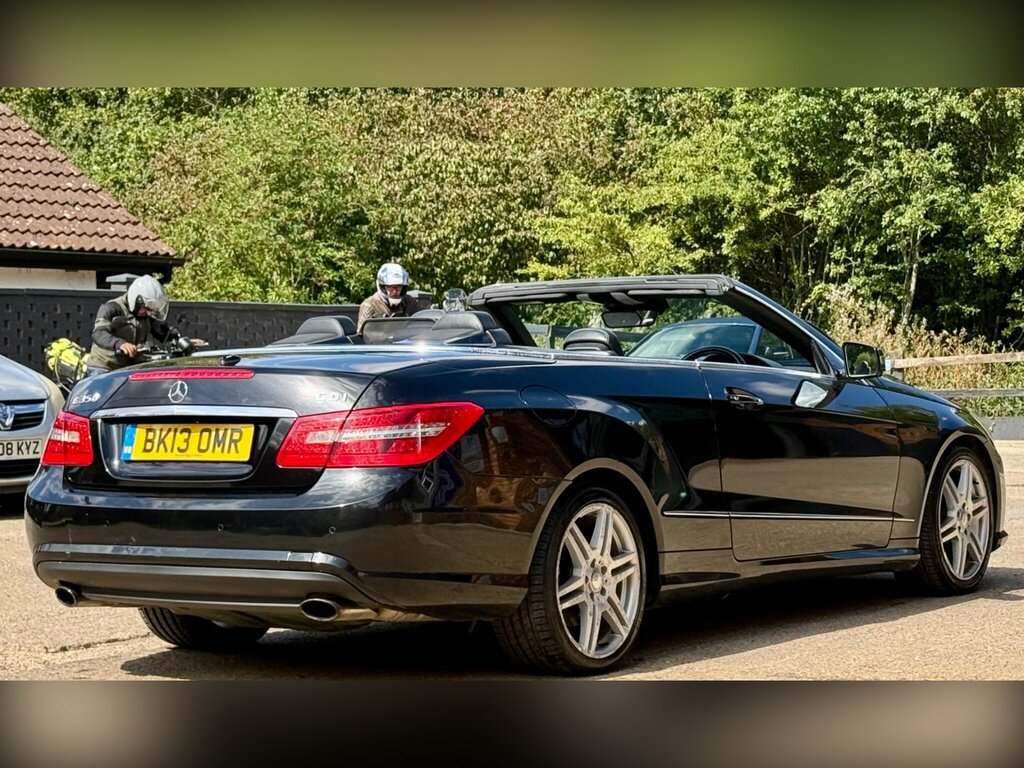Mercedes-Benz E Class 3.0 E350 Cdi V6 Blueefficiency Sport Cabriolet G-t Black #4