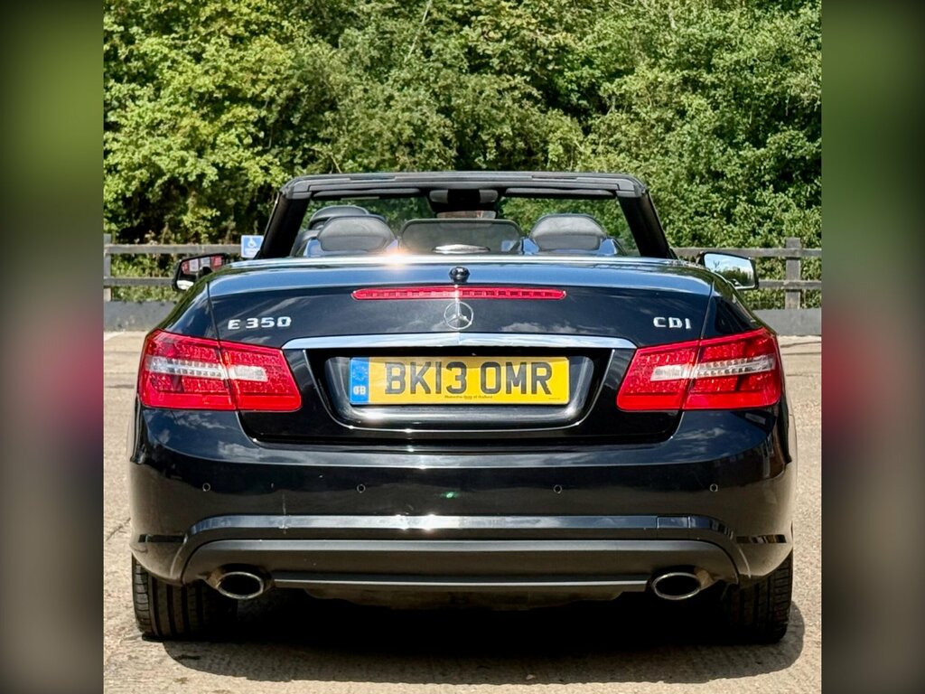 Mercedes-Benz E Class 3.0 E350 Cdi V6 Blueefficiency Sport Cabriolet G-t Black #3