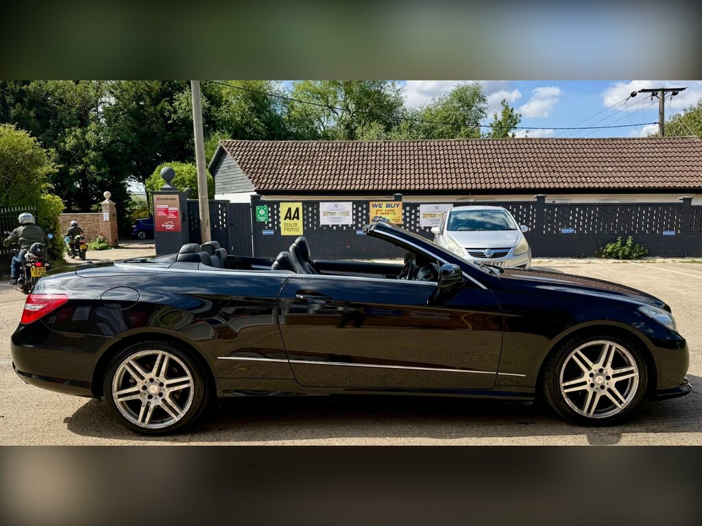 Mercedes-Benz E Class 3.0 E350 Cdi V6 Blueefficiency Sport Cabriolet G-t Black #5