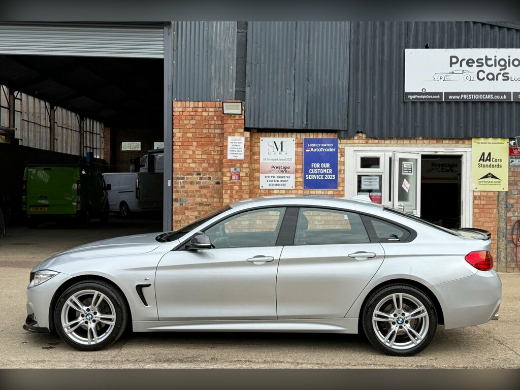 BMW 4 Series Gran Coupe 2.0 420D M Sport Xdrive Euro 6 Ss Silver #3