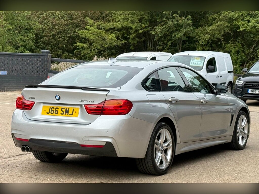 BMW 4 Series Gran Coupe 2.0 420D M Sport Xdrive Euro 6 Ss Silver #6