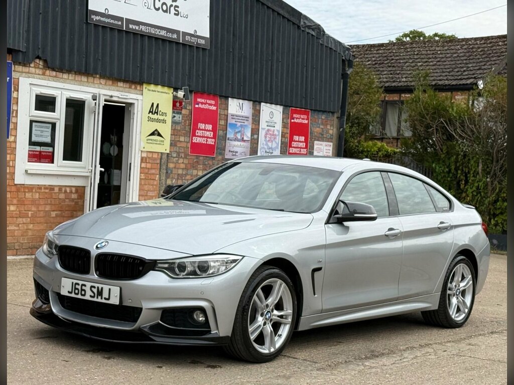 BMW 4 Series Gran Coupe 2.0 420D M Sport Xdrive Euro 6 Ss Silver #2