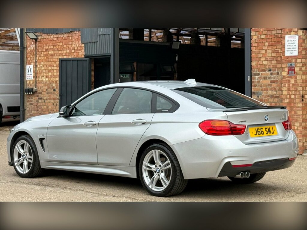BMW 4 Series Gran Coupe 2.0 420D M Sport Xdrive Euro 6 Ss Silver #4