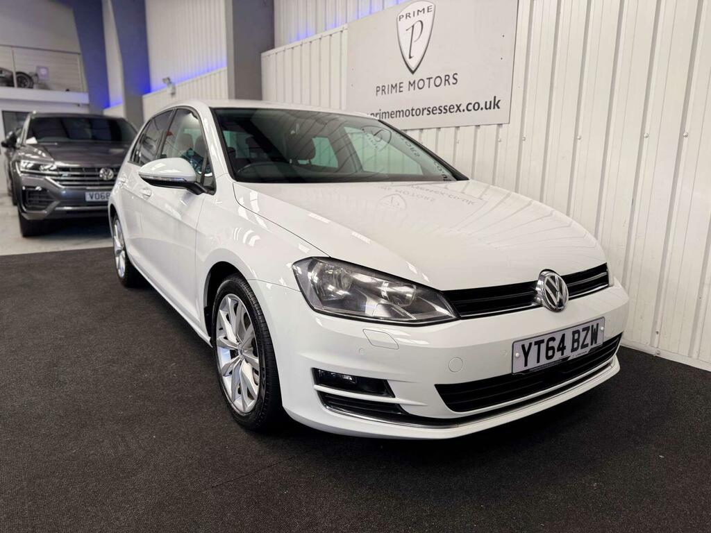 Volkswagen Golf Gt White #2
