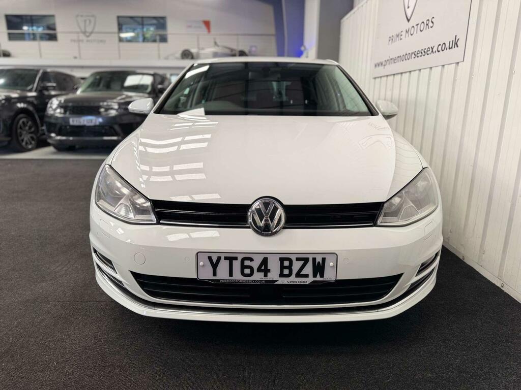 Volkswagen Golf Gt White #5