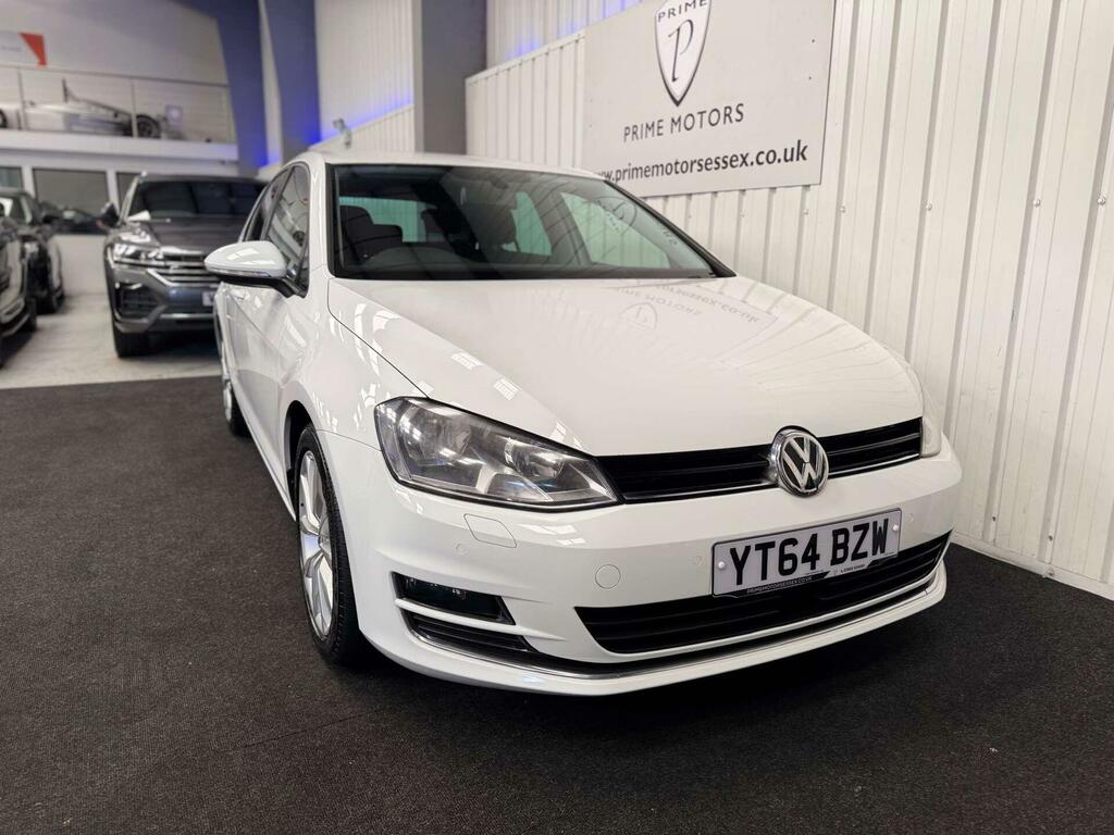 Volkswagen Golf Gt White #3