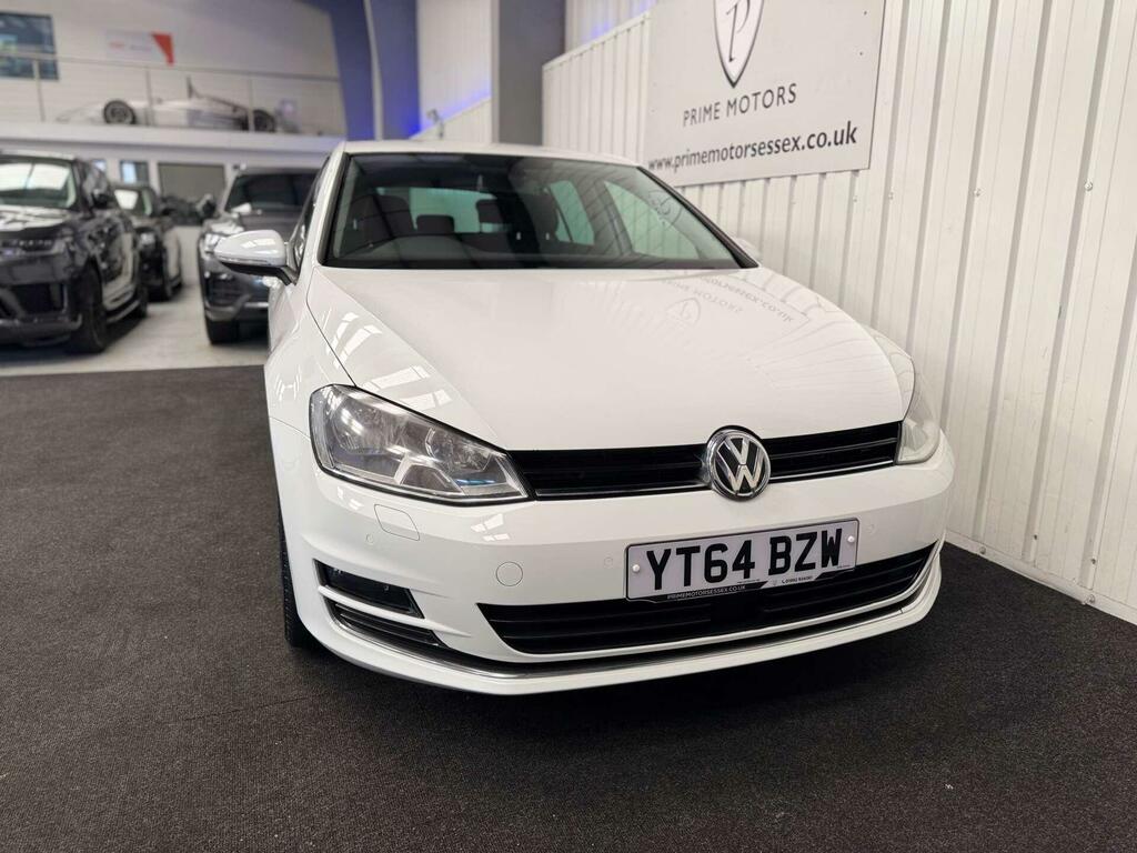 Volkswagen Golf Gt White #4