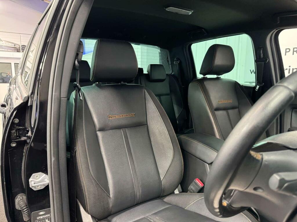 Ford Ranger Tdci 210Ps Wildtrak 4X4 Euro 6 Pickup With Rev Cam Black #45