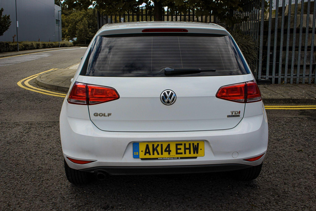 Volkswagen Golf 1.6 Tdi Bluemotion Tech Se Euro 5 Ss AK14EHW White #5