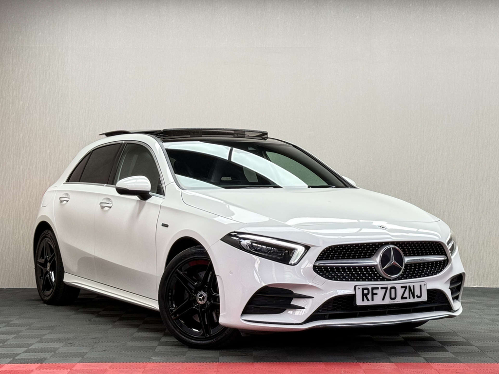 Mercedes-Benz A Class E 15.6Kwh Amg Line Premium Plus 2 Hatchback Petr White