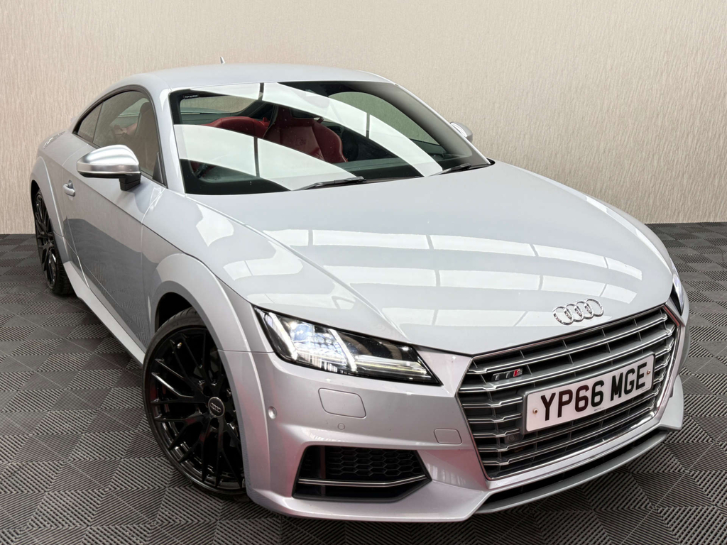 Audi TTS Tfsi Coupe S Tronic Quattro Euro 6 Ss YP66MGE Silver #4