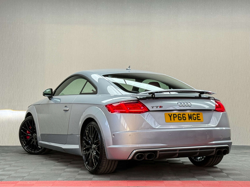 Audi TTS Tfsi Coupe S Tronic Quattro Euro 6 Ss YP66MGE Silver #2