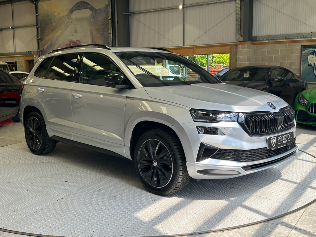 Skoda Karoq 2.0 Tdi Sportline Dsg 4Wd Euro 6 Ss NV22BWZ Silver #3