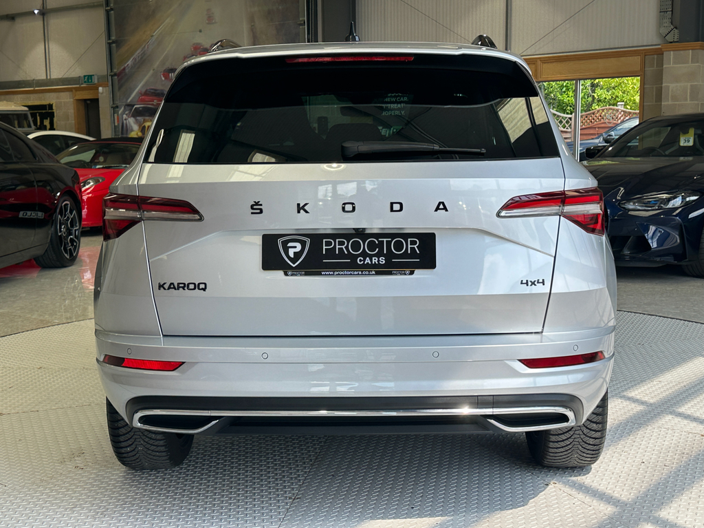Skoda Karoq 2.0 Tdi Sportline Dsg 4Wd Euro 6 Ss NV22BWZ Silver #6