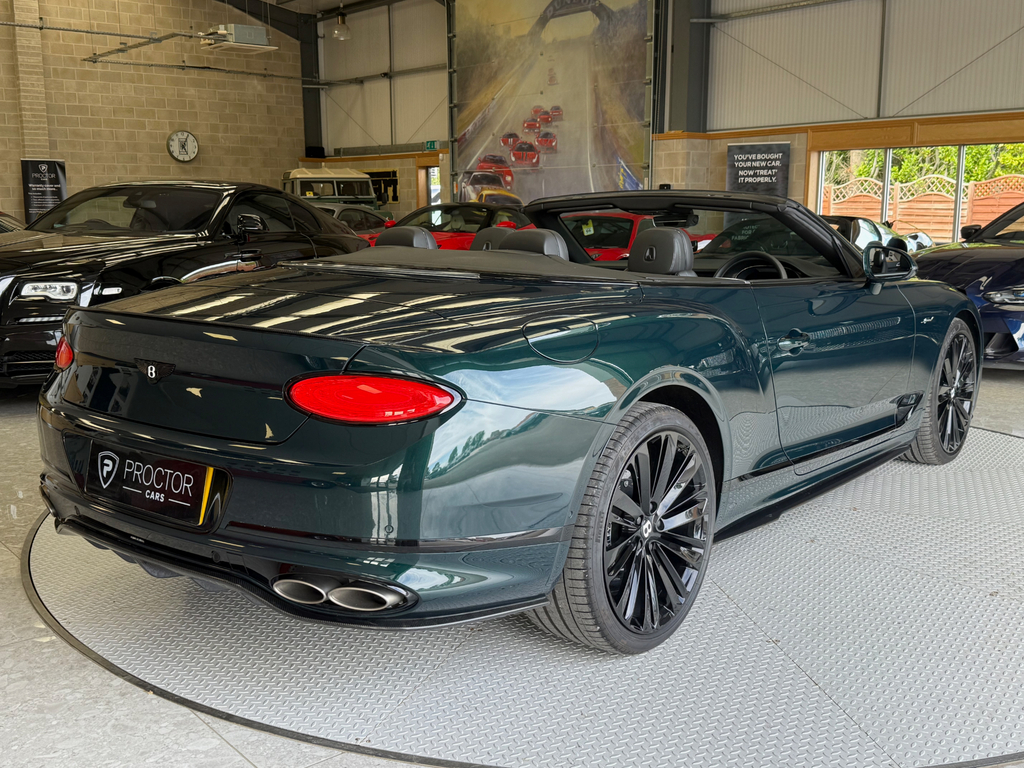 Bentley Continental Gt 4.0 V8 Gtc Convertible 4Wd Euro 6 Blue #10