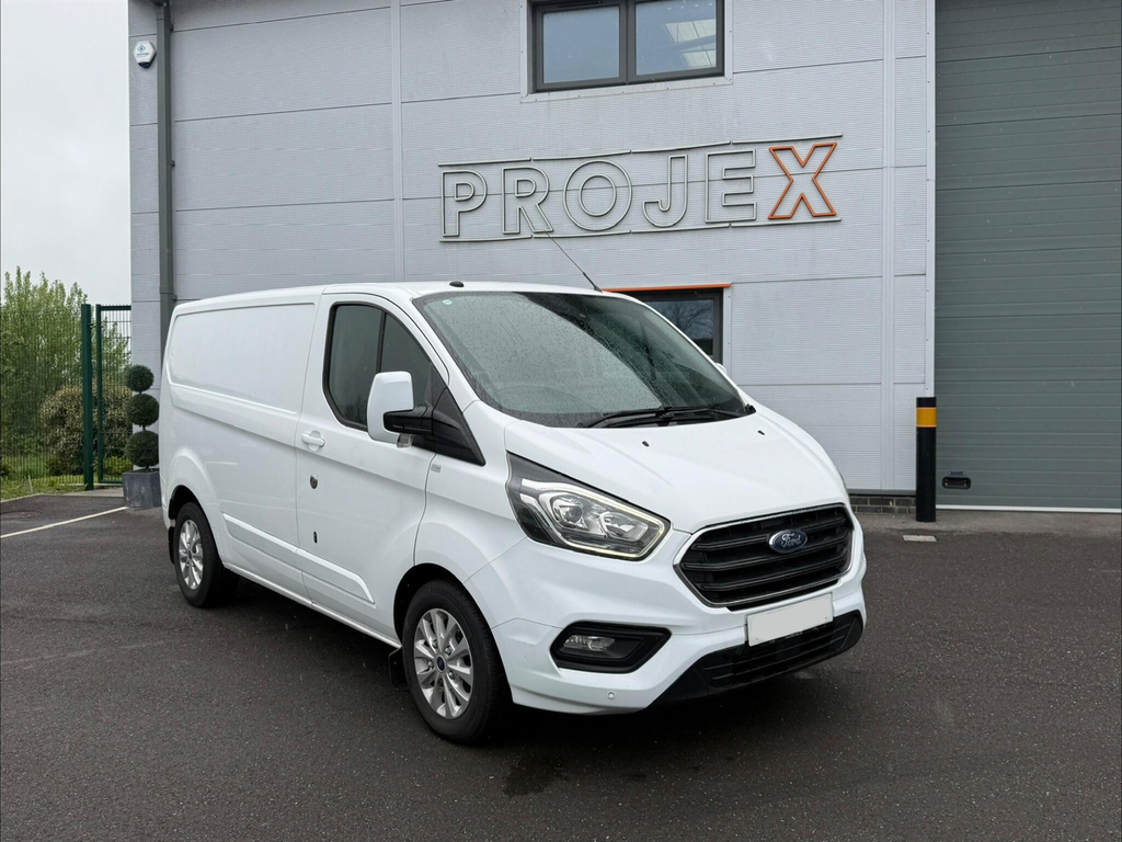 Ford Transit Custom 300 Tdci 130 L2h1 Limited Ecoblue Lwb Low Roof Fwd Grey #1