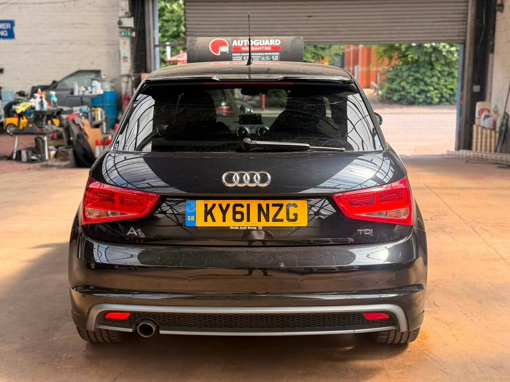 Audi A1 1.6 Tdi S Line Hatchback KY61NZG Black #4