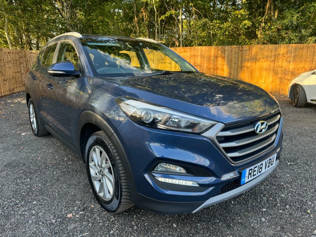Hyundai Tucson 1.7 Crdi Blue Drive Se Nav Dct Euro 6 Ss RE18VBU Blue #4