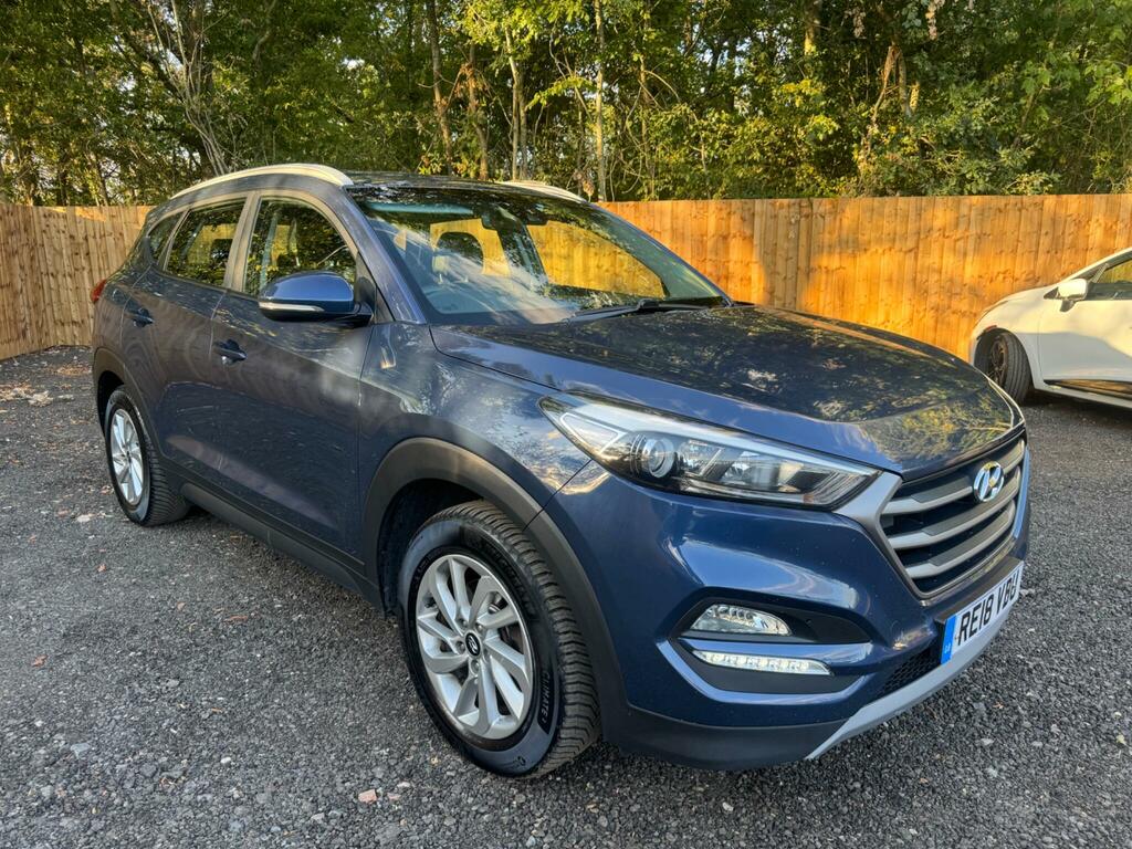 Hyundai Tucson 1.7 Crdi Blue Drive Se Nav Dct Euro 6 Ss RE18VBU Blue #3