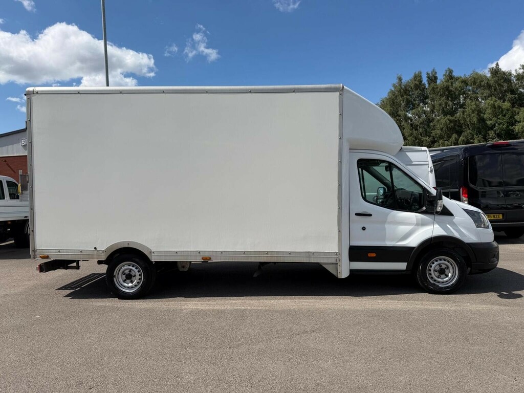Ford Transit Custom Luton 2.0 350 Ecoblue Leader Skeletal Low Floor Lu YR73OKT White #4