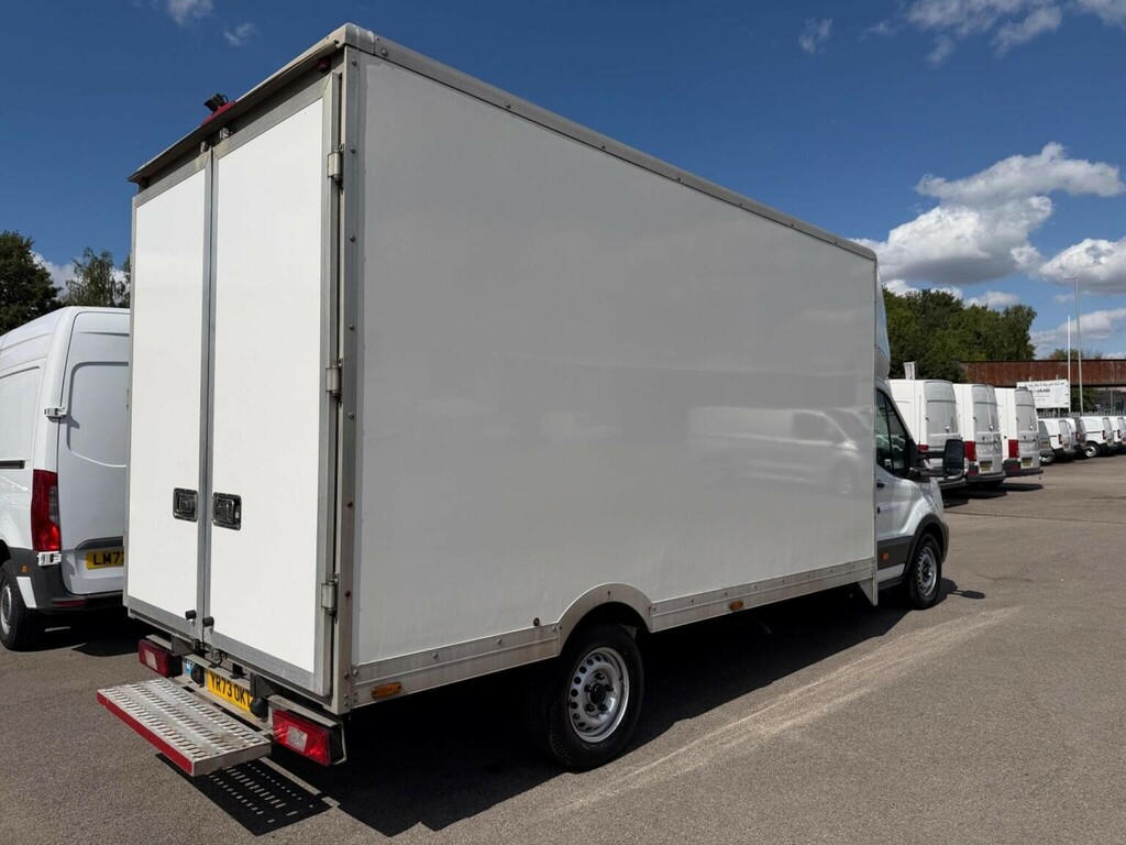 Ford Transit Custom Luton 2.0 350 Ecoblue Leader Skeletal Low Floor Lu YR73OKT White #6