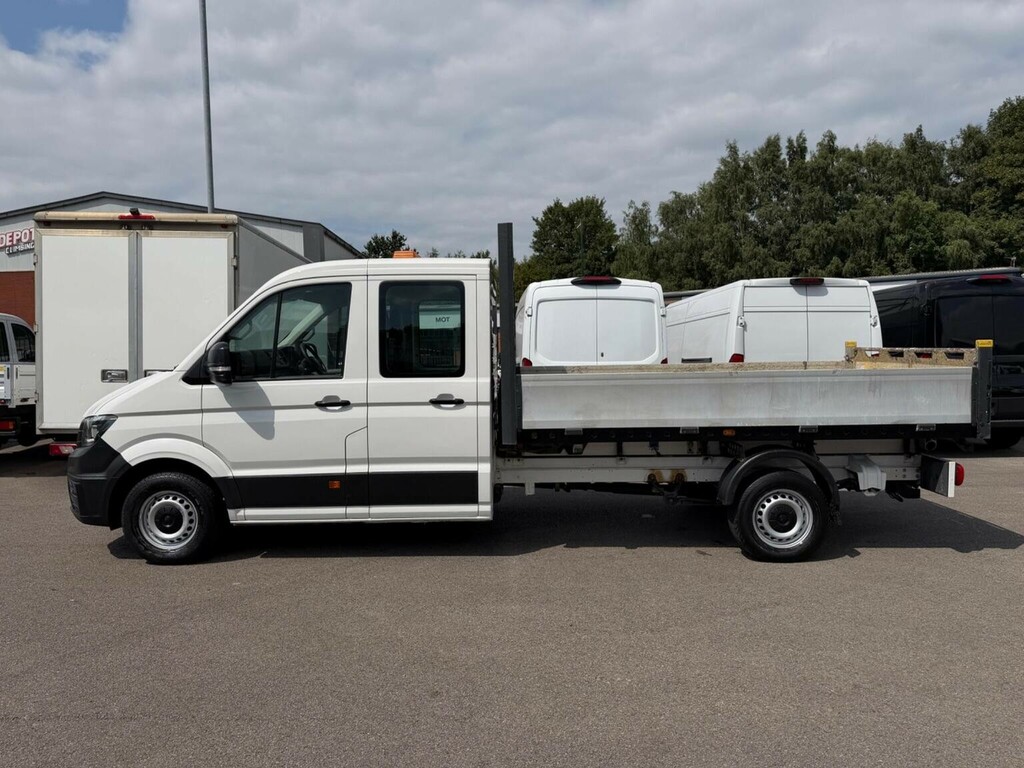 Volkswagen Crafter Tipper 2.0 Tdi Cr35 Startline Double Cab Chassis C White #6